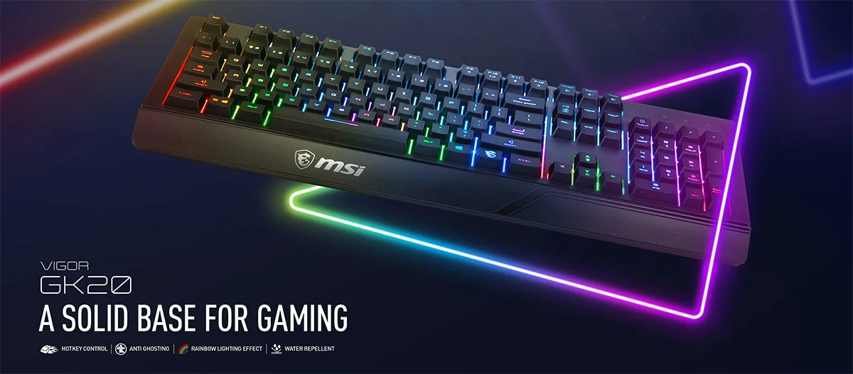 Gaming keyboard banner