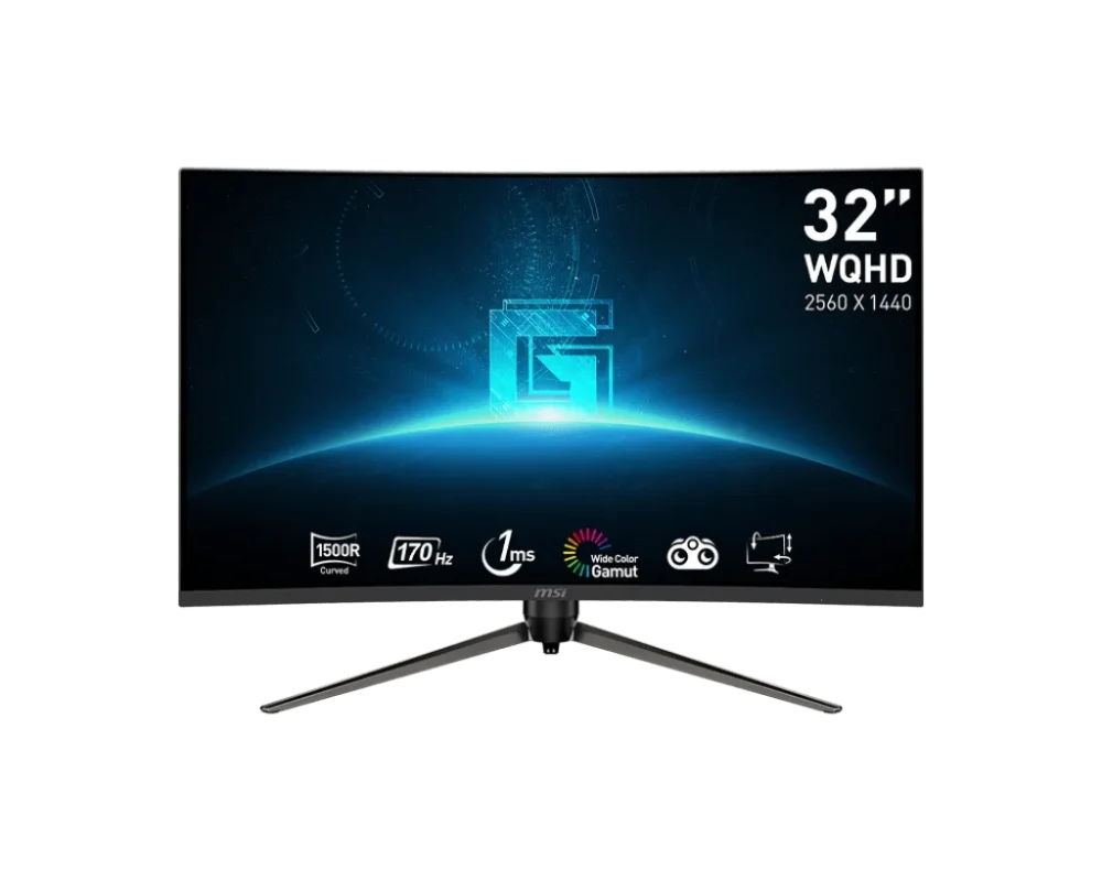 MSI G32CQ5P 32″ WQHD 170Hz VA Curved Monitor