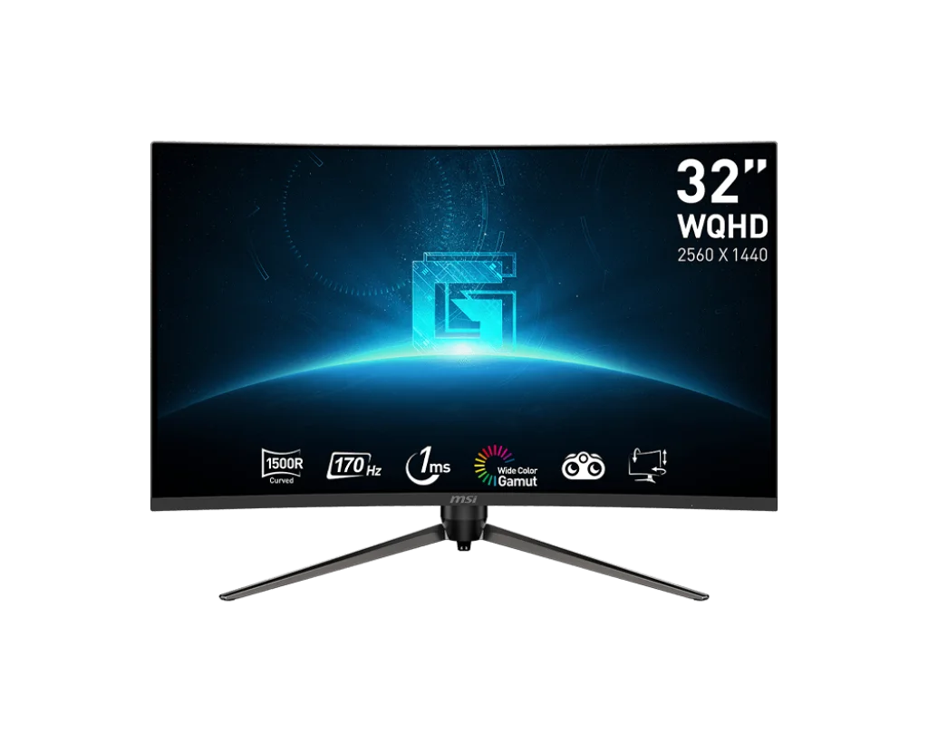 MSI G32CQ5P 32″ WQHD 170Hz VA Curved Monitor