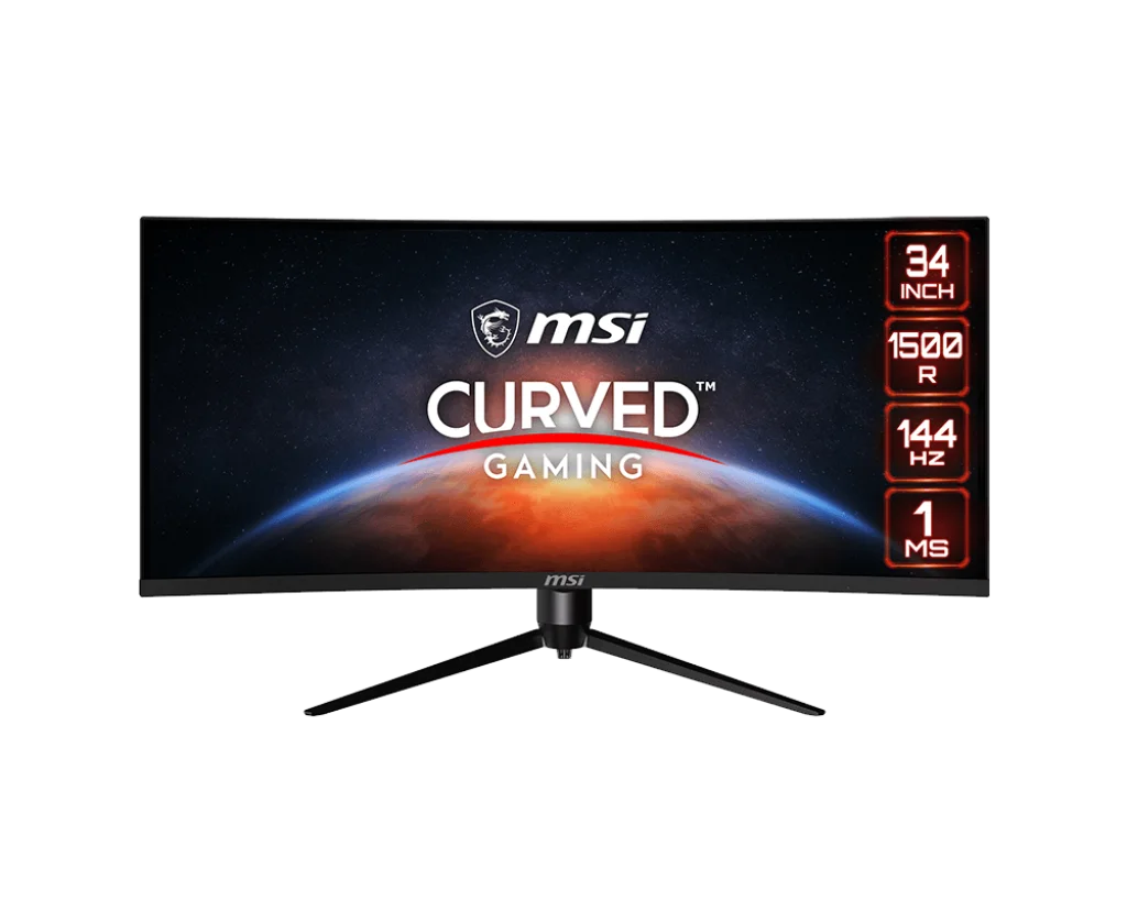 MSI Optix MAG342CQR 34″ UWQHD 144Hz VA Curved Monitor