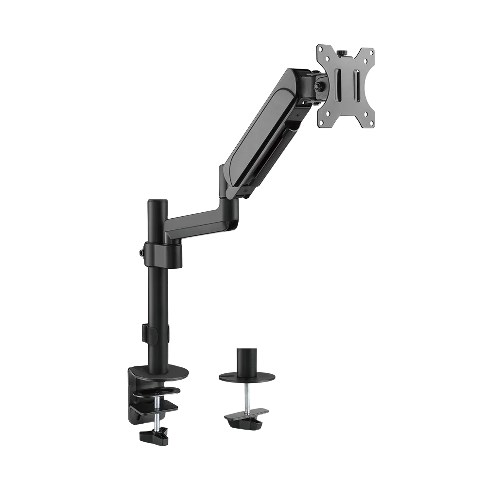 MXG PMA-12 Single Monitor Pole-Mounted Spring-Assisted Monitor Arm