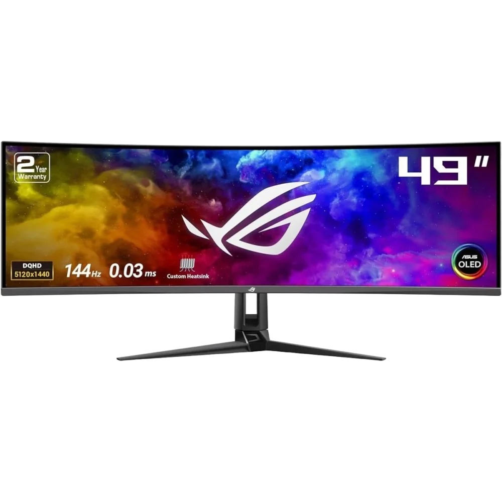ASUS ROG Swift PG49WCD 49″ DQHD 144Hz VA Curved Gaming Monitor