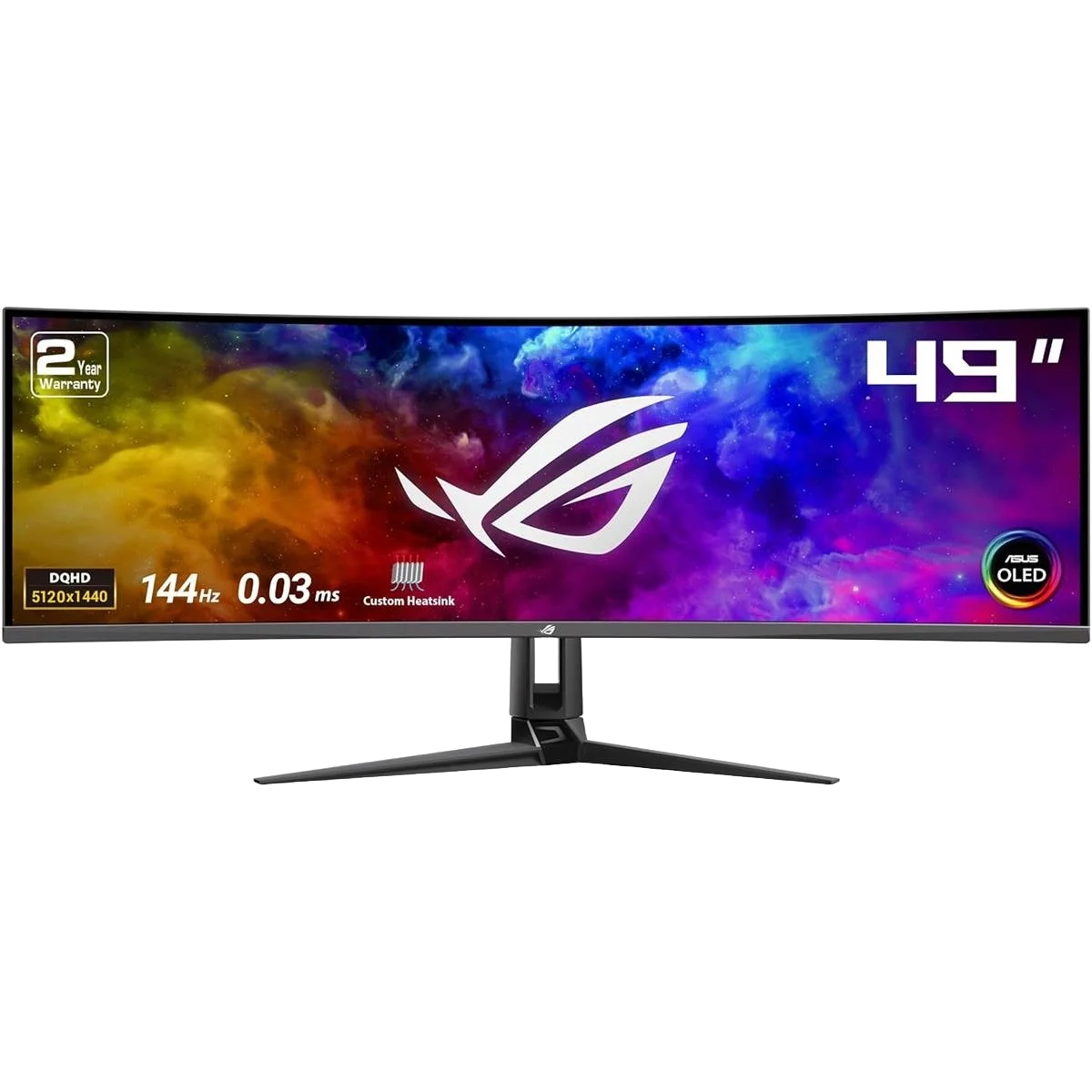 ASUS ROG Swift PG49WCD 49″ DQHD 144Hz VA Curved Gaming Monitor