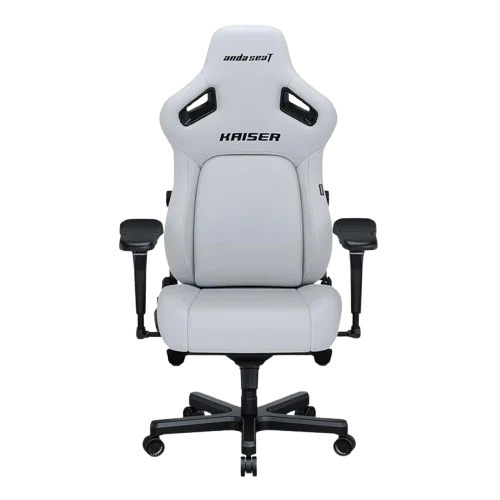 Anda Seat Kaiser 4 L Leather Gaming Chair – White