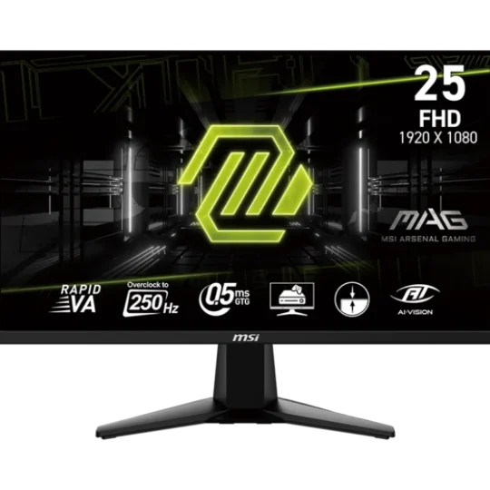 MSI MAG 255XFV 25″ FHD 250Hz Rapid VA Gaming Monitor